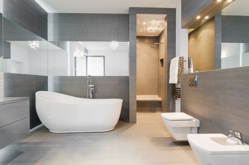 Modern Corner Bathtub